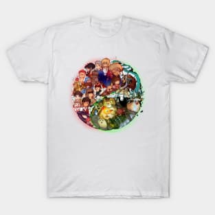 All characer Yin yang T-Shirt